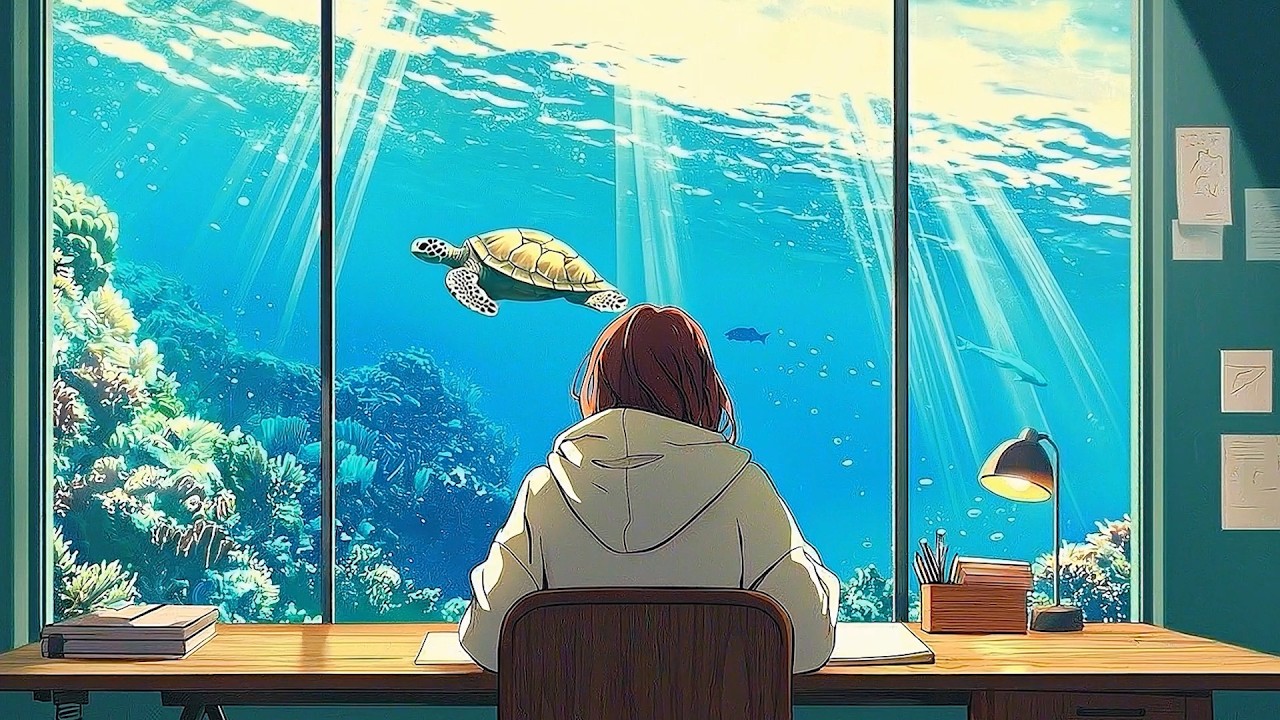 Studying Beneath the Sea 🌊 soft lo-fi for deep focus