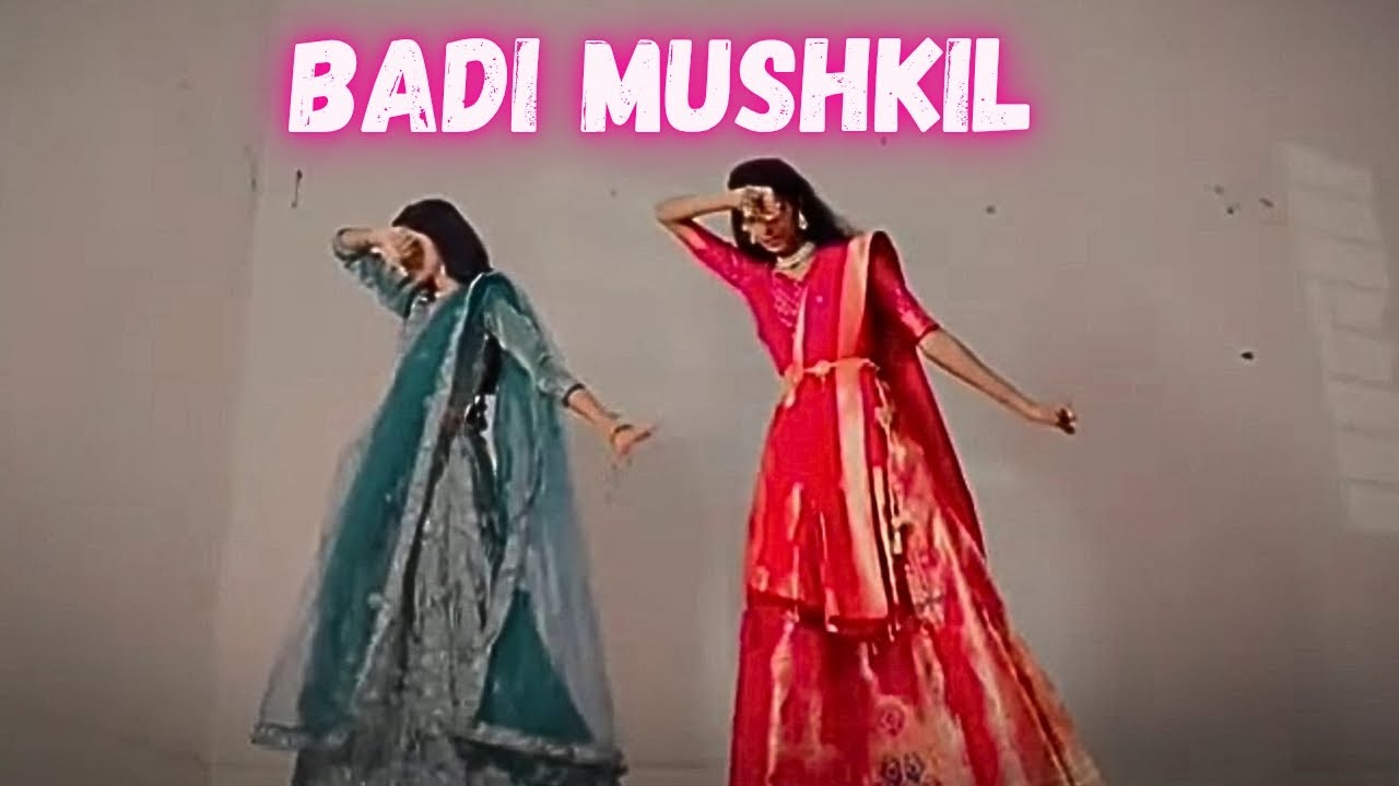 Badi mushkil baba badi mushkil ❤️ madhuri dixit song dance ❣️🌿 #dance #dancevideo 