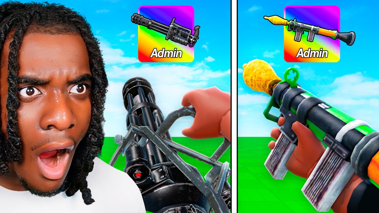USING EVERY ADMIN GUN in Cali Shootout! (Roblox)