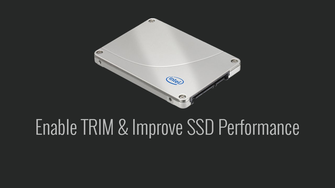 How to Enable Trim Support for a Solid State Drive!!!!