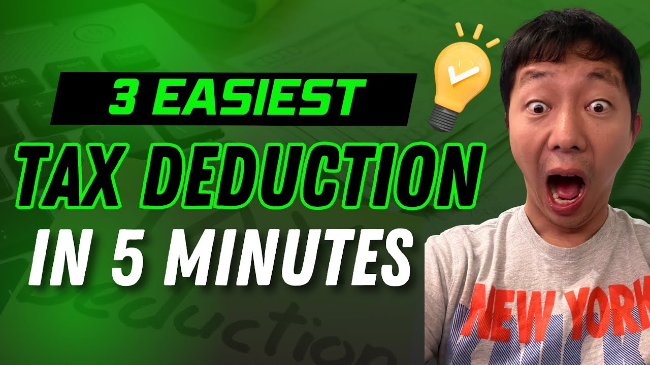 3 easiest tax deductions and save thousands in under 5 minutes