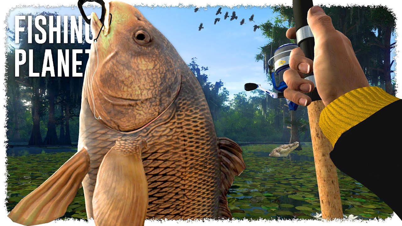 I Found HUGE Fish in Louisiana’s Swamps (the gators fear me) | FISHING PLANET