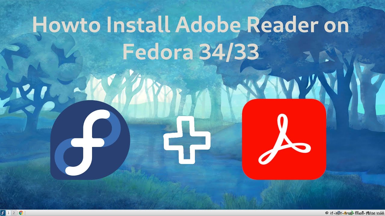 Install Adobe Reader on Fedora 34/33