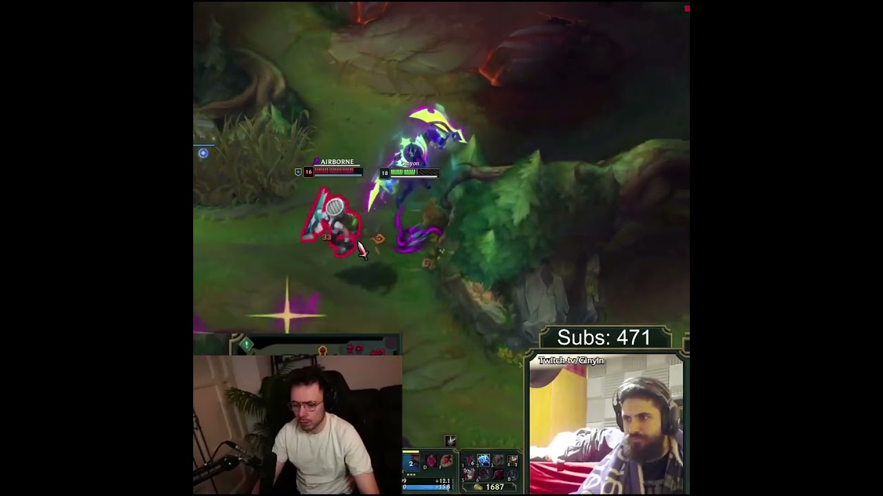1vs 2 contra Reven y Shiiro - #leagueoflegends #lol #lolclips #lolplays #ginyin #ksante