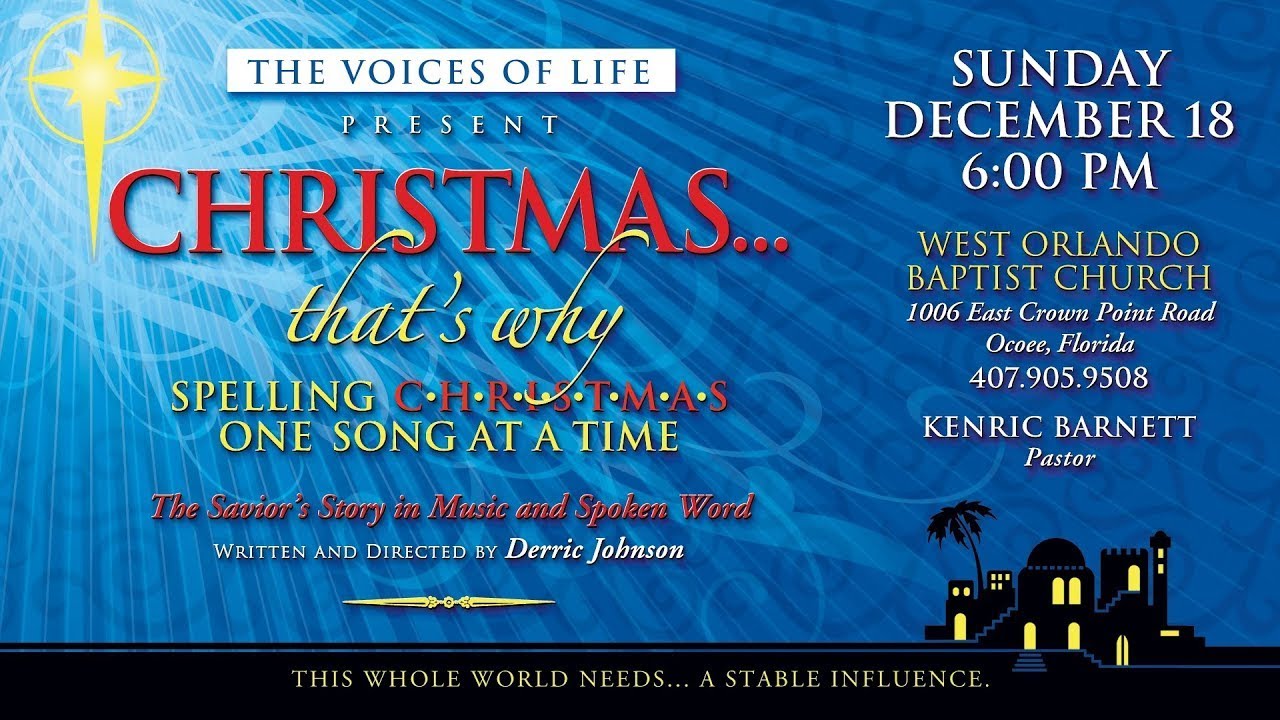 The Voices of Life Present -  Christmas... That's Why