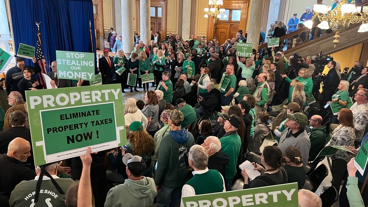 LIVE: Property Tax Reform Rally at the Indiana State House!