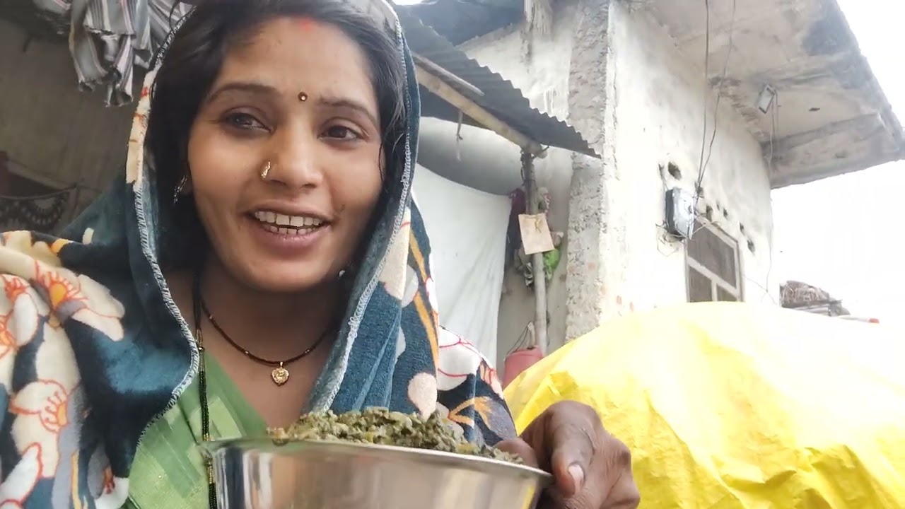 ब्लॉक वीडियो आज हम साग और चावल  बना रहे हैं🙏