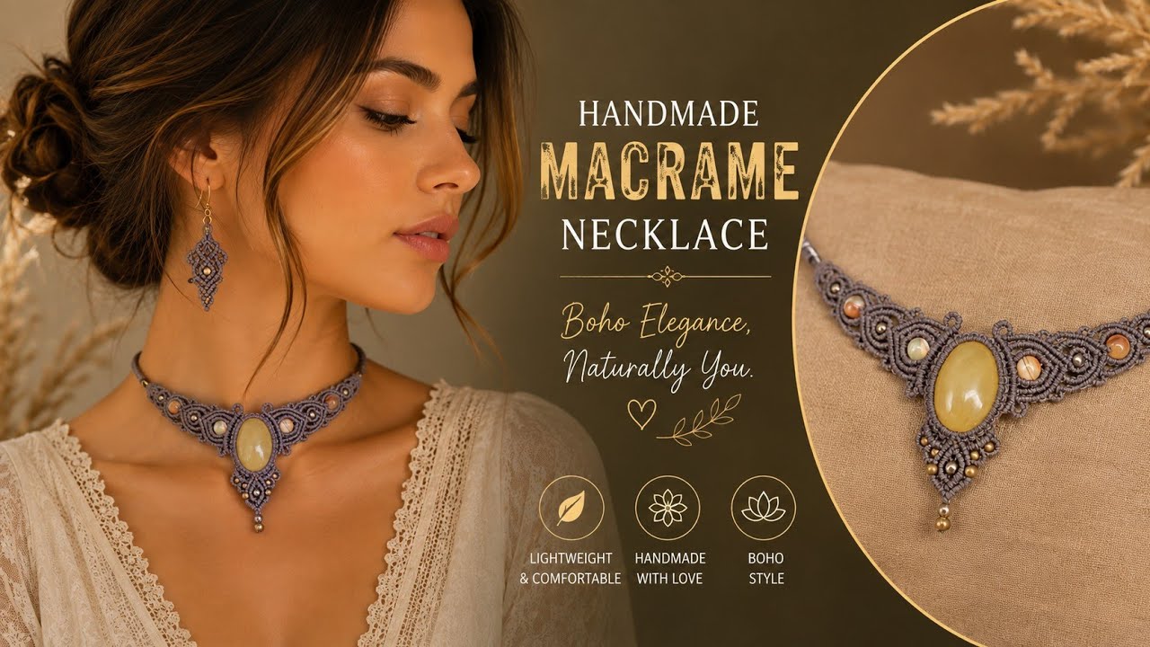 🌟Bohemian Style Necklace | Timeless Handmade Jewellery Tutorial 
