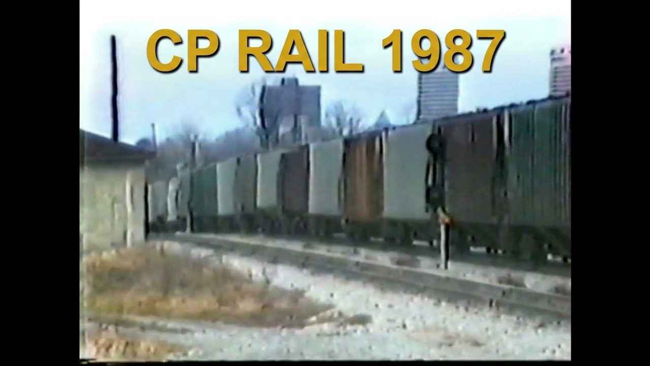 CN Van de Water Yard Windsor Ontario 1987