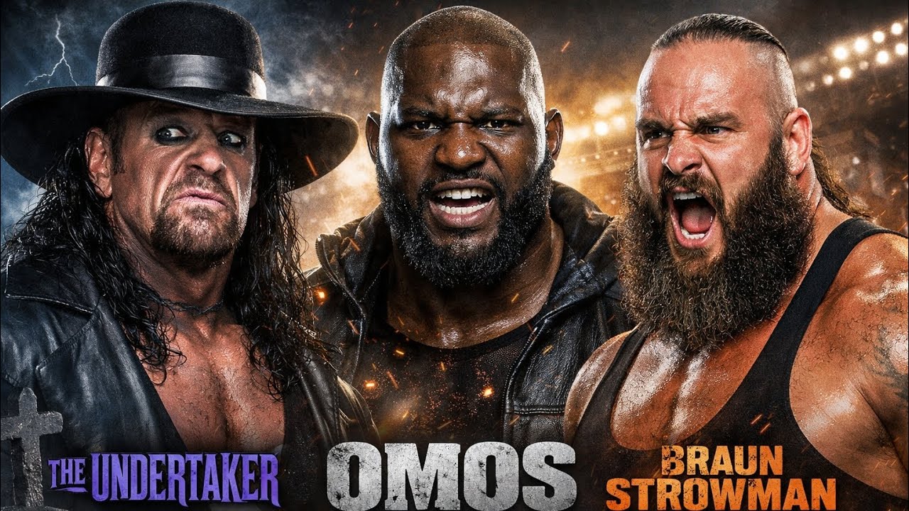 Monster vs Deadman vs Giant! Undertaker vs Omos vs Braun Strowman | Hindi Commentary WWE 2K26