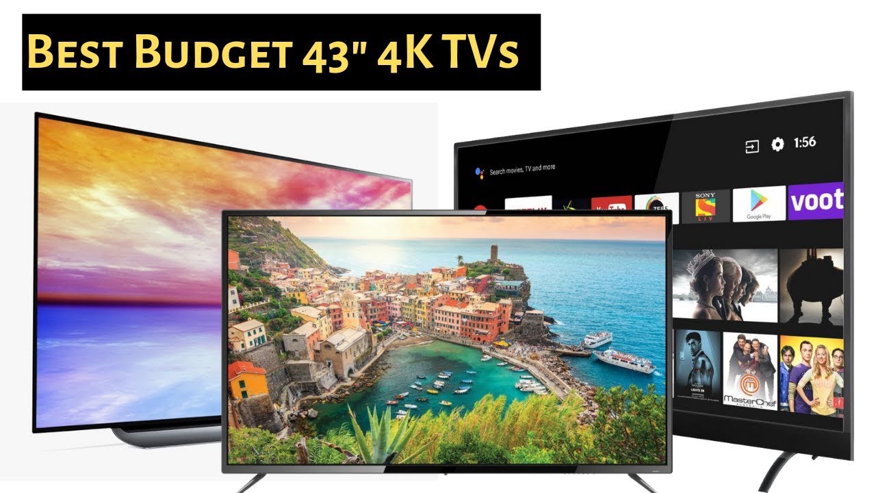 Top Budget 43 inches 4k Smart TVs 2019 | Under 30000 | English