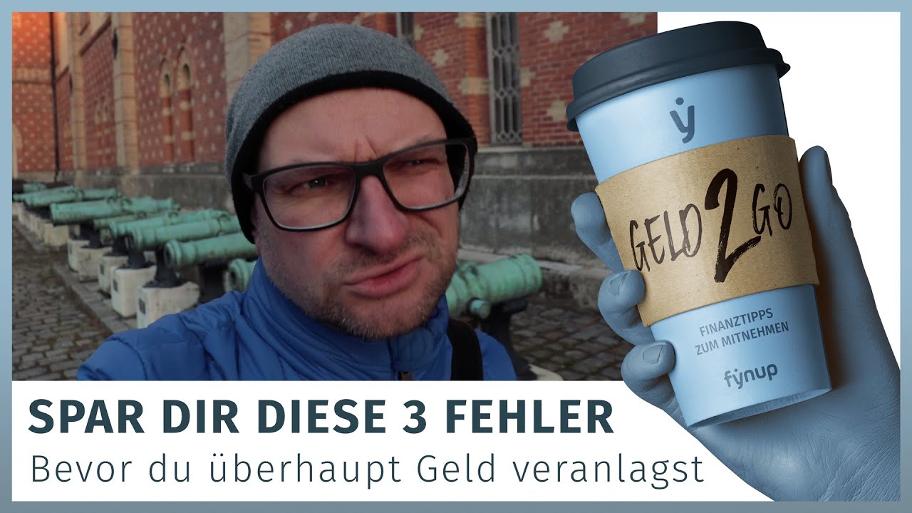 Die 3 gr&ouml;&szlig;ten FEHLER beim SPAREN und Veranlagen
