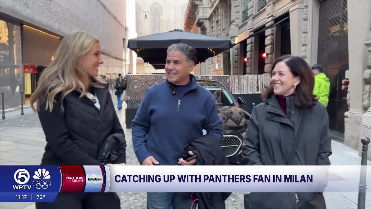 Hockey fans travel to Milan to watch Panthers players