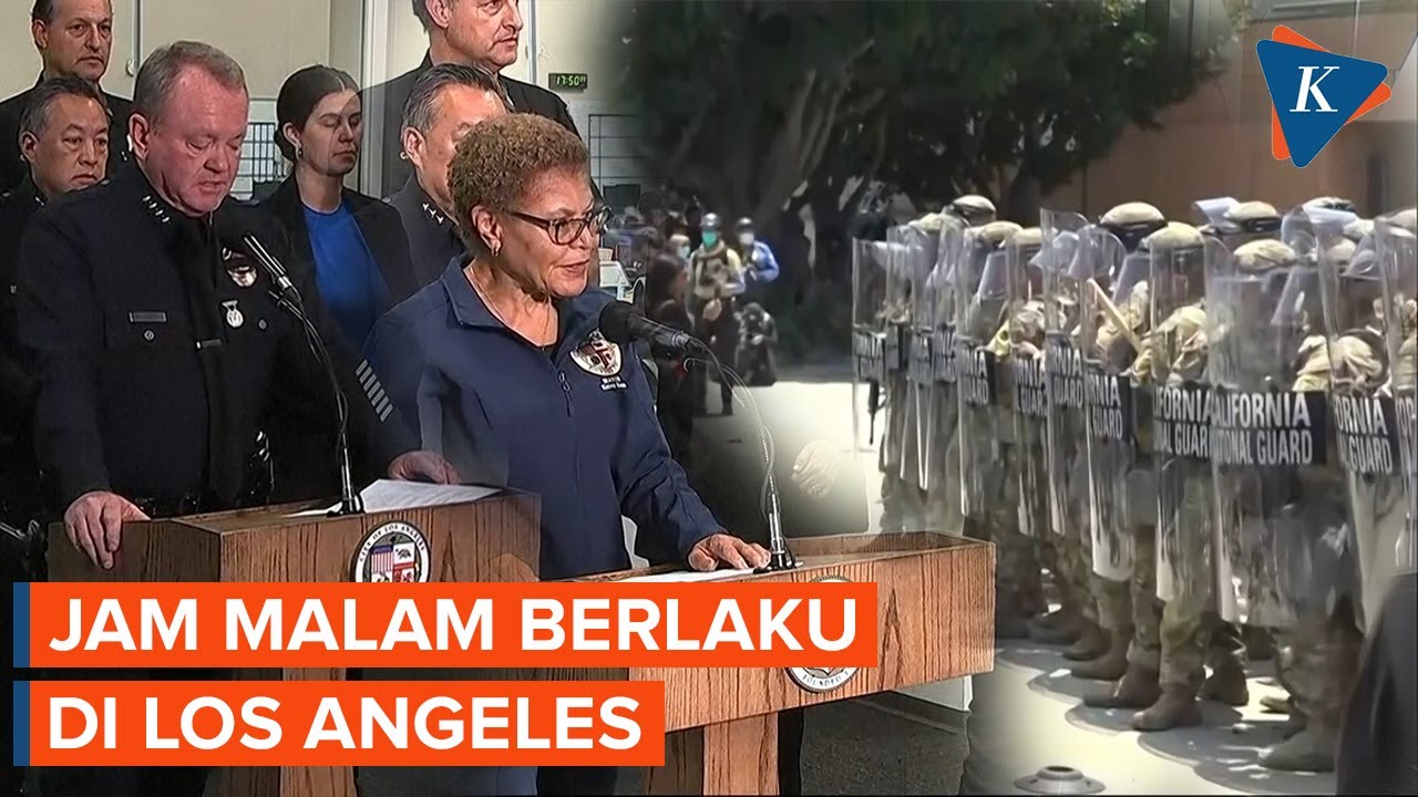 Kerusuhan di LA Masih Berlanjut! Jam Malam Diberlakukan