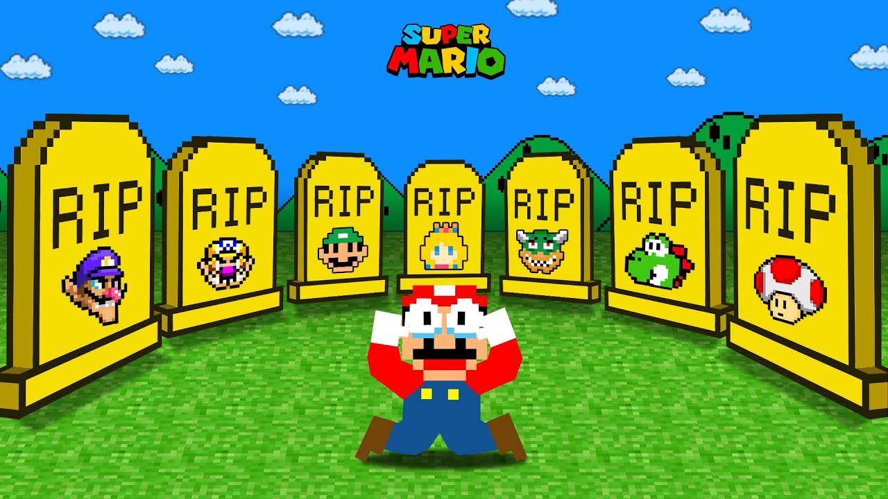 Mario R.I.P All Pixel Animator: Sorry Luigi, Peach, Bowser...Please Comeback!