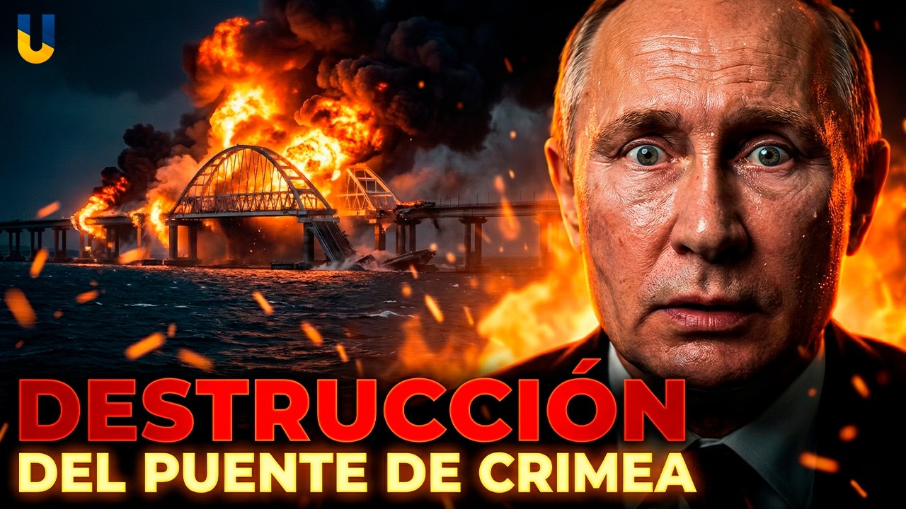 ¡UCRANIA RETOMA Crimea! Puente BLOQUEADO tras fuertes EXPLOSIONES. Moscú CEDE terreno!