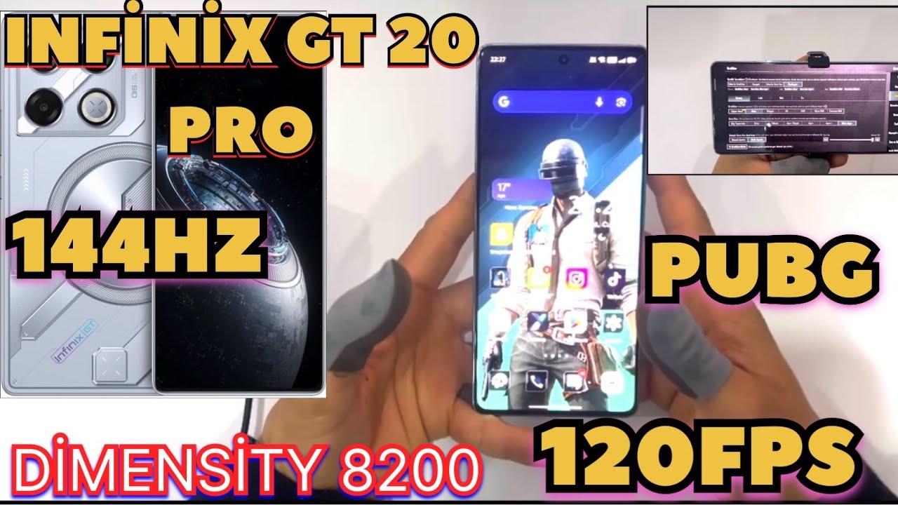 🔥 INFINIX GT 20 PRO – 120 FPS / 144 HZ HANDCAM PUBG MOBILE  TEST 🔥#infinixgt20probgmitest 
