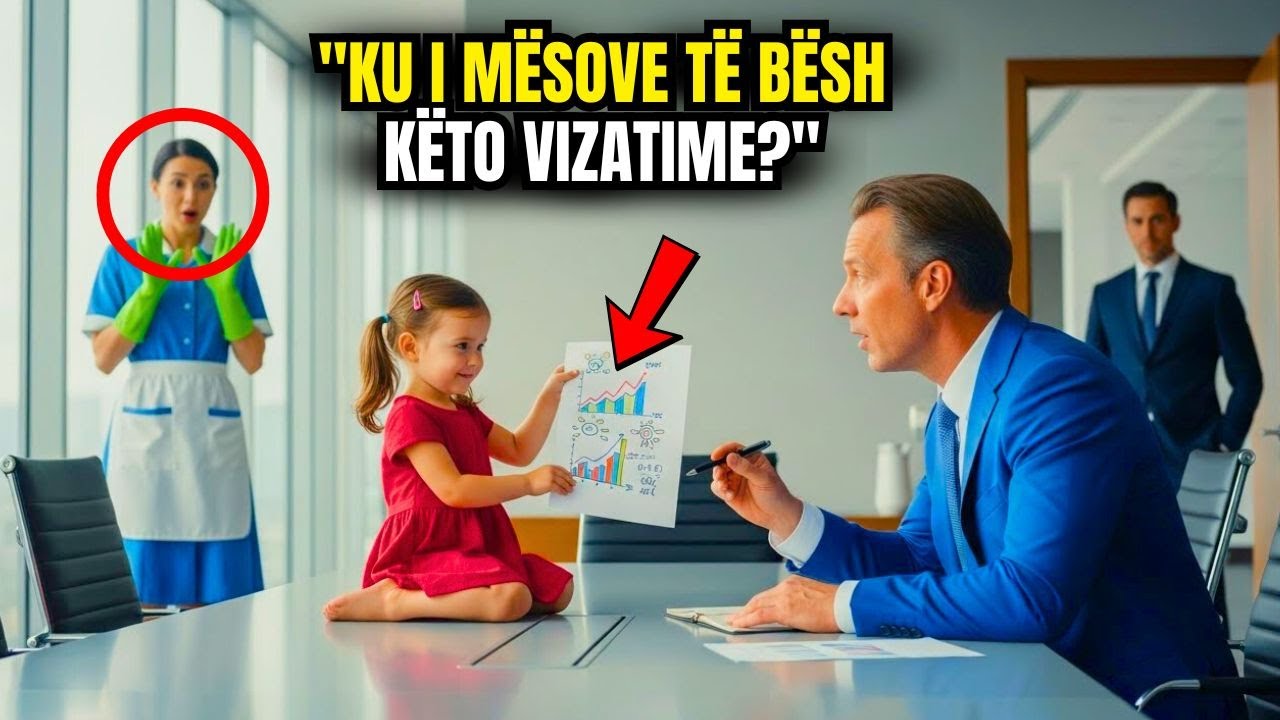 Milioneri Ishte Gati Të Hiqte Dorë, Derisa Pa Vizatimin Që Bëri Vajza E Pastrueses...