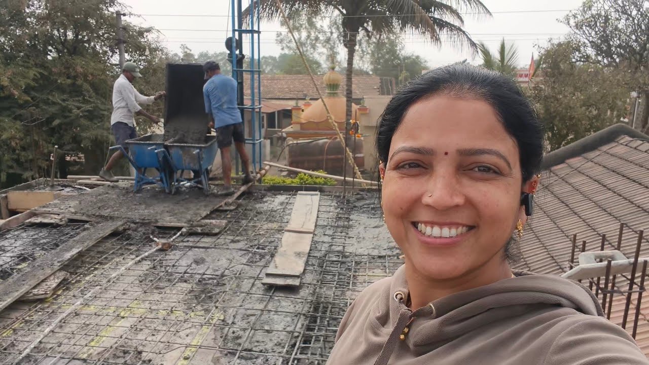 प्रथमेश च्या घराचा स्लॅब टाकला 🏠 मावशी आज नांदूऱ्याला निघाल्या 🚊 पिल्लूचा डान्स 🥰 @seemaschannel7433