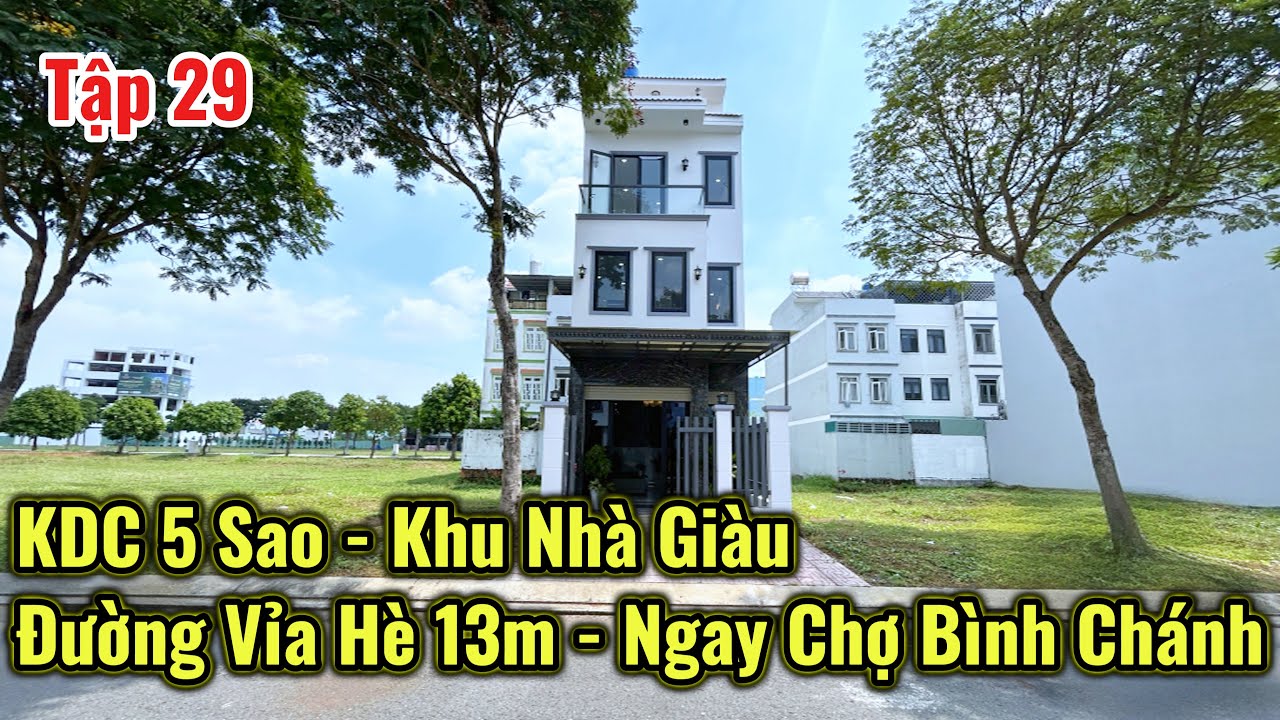Khu Nhà Giàu KDC 5 Sao 2 , Mặt Tiền KDC đường Đinh Đức Thiện 3 Lầu SHR , Thang Máy | 2 Tỷ Nhận Nhà
