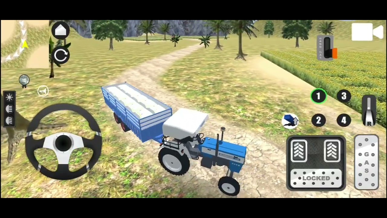 tractor game level 1 with backword