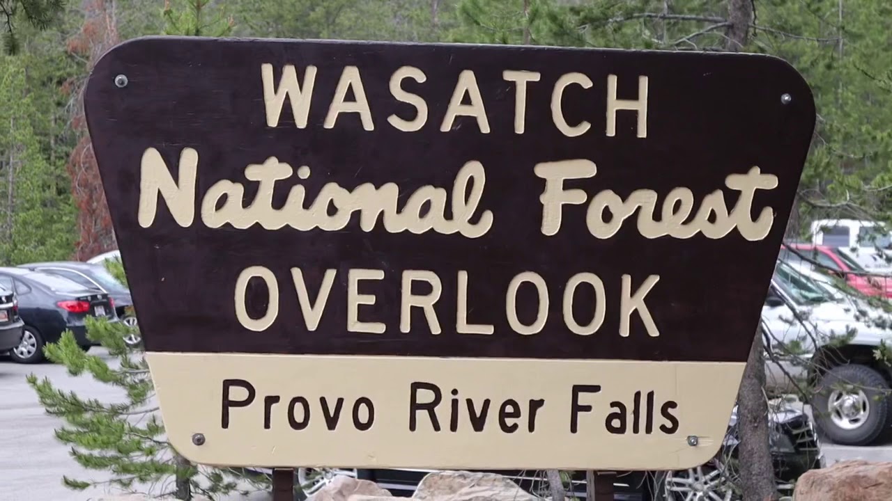 Provo river falls, Utah USA