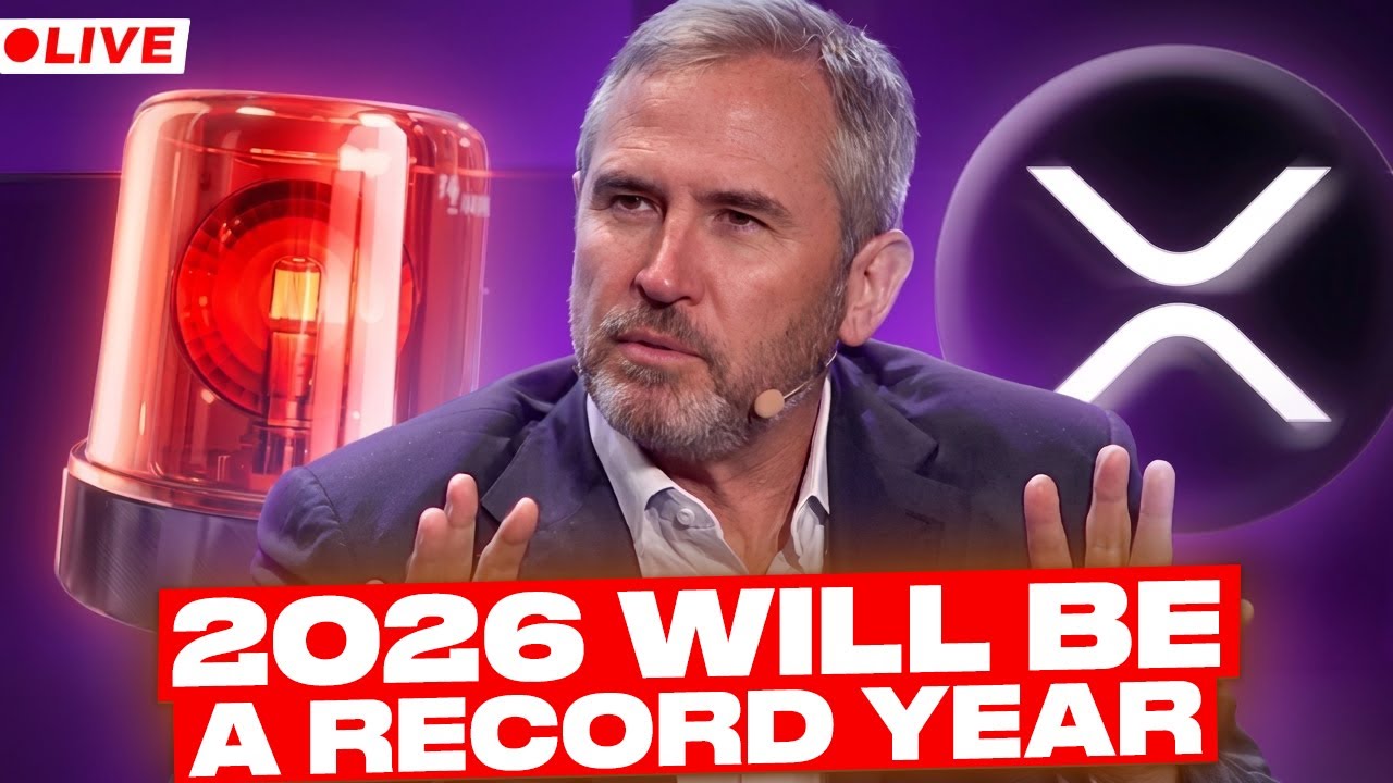 🔴 LIVE: XRP, Brad Garlinghouse Says 2026 Will Be a Record Year for Ripple!