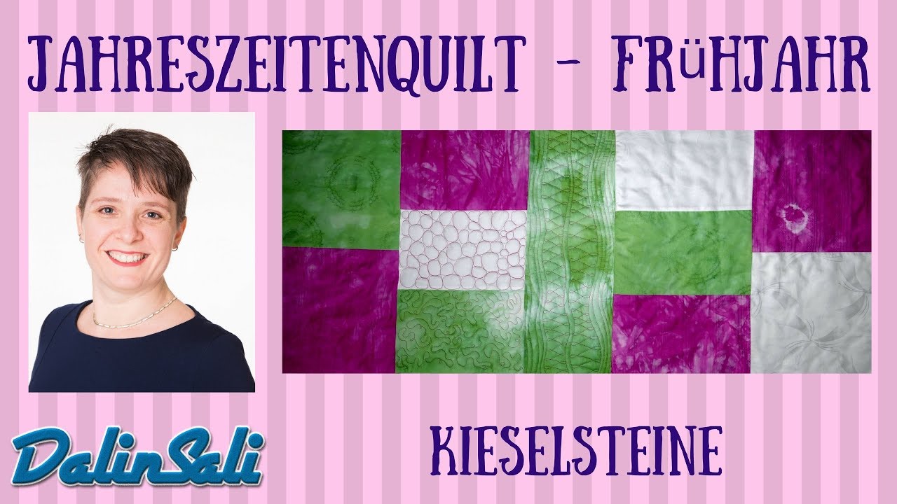 Kieselsteine - Jahreszeitenquilt