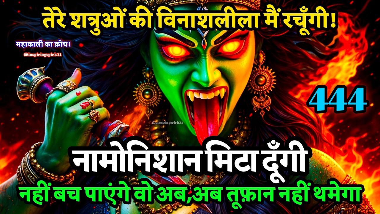 🛑तेरे शत्रुओं की विनाशलीला मैं रचूँगी! नहीं बच पाएंगे वो अब, नामोनिशान मिटा दूँगी   🔱   #maakali