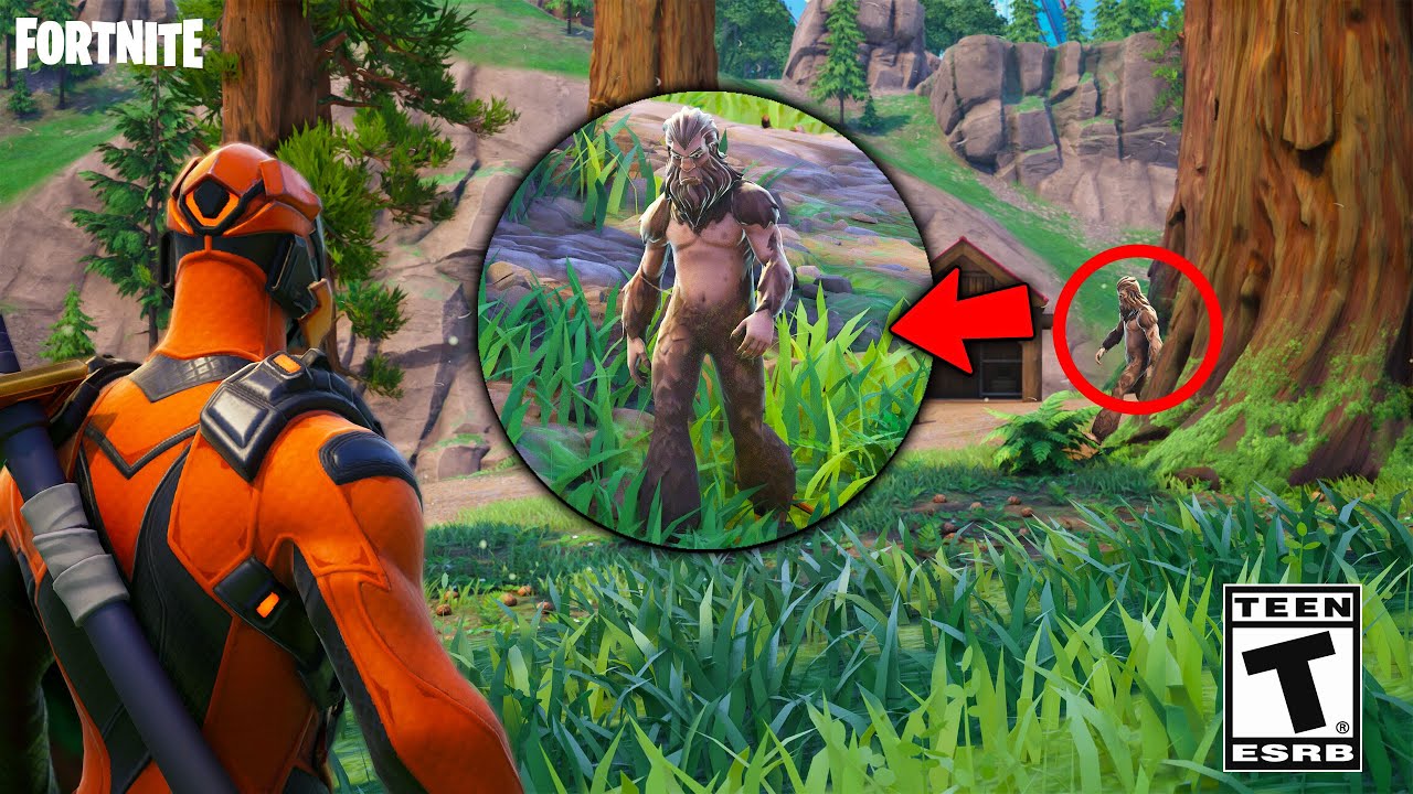 I FOUND Bigfoot in Fortnite! (New Update)