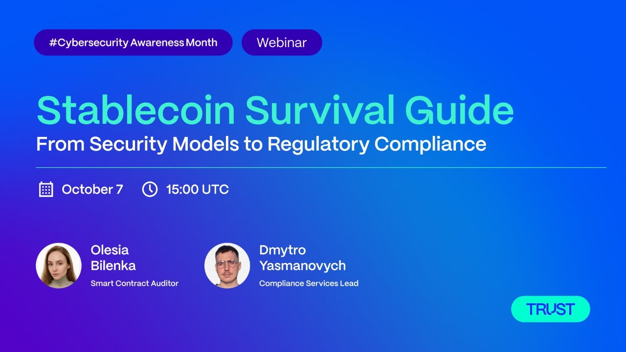 Stablecoin Survival Guide | From Security Models to Regulatory Compliance