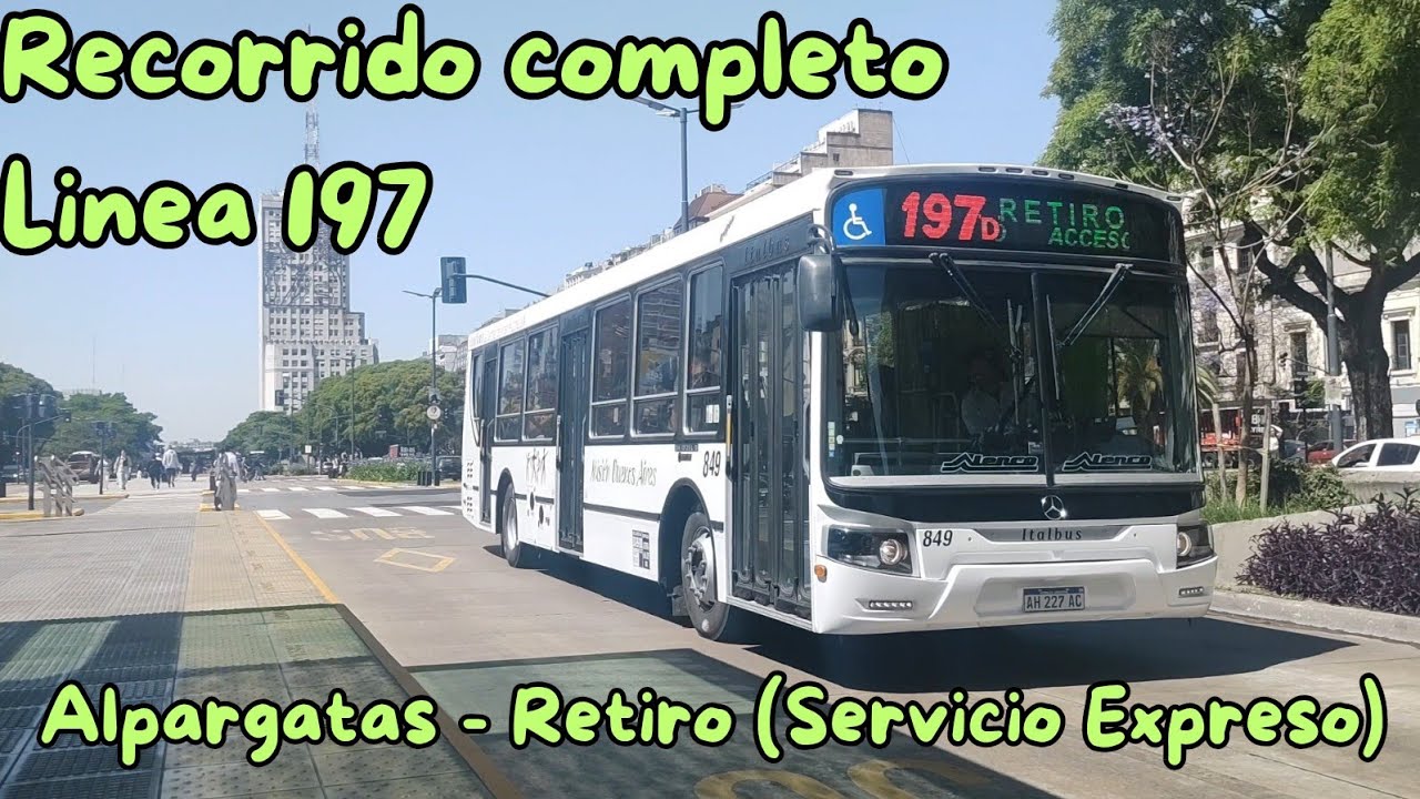 Recorrido completo de la Línea 197 🚌