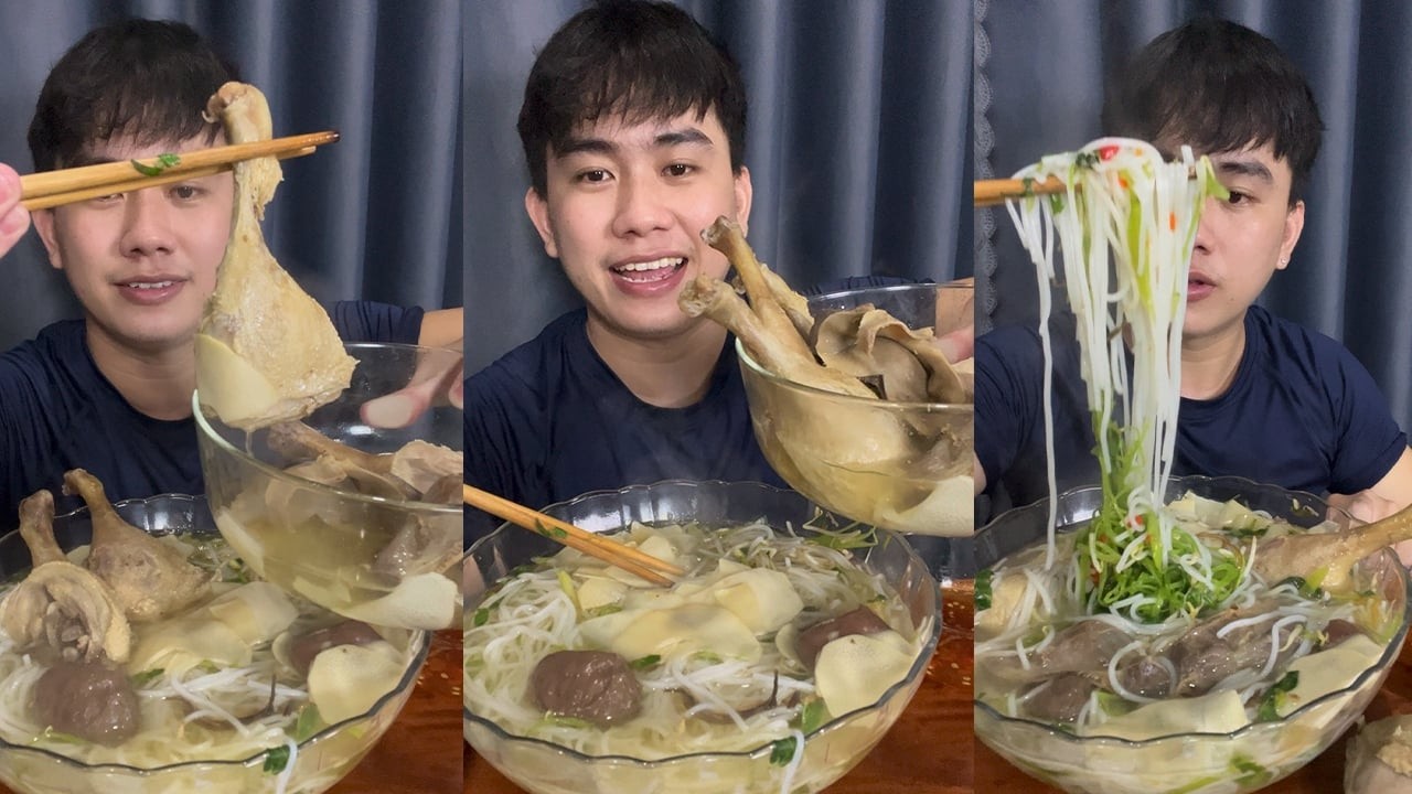 Bún Măng Vịt Đùi Huyệt Vịt Nóng Hổi Chấm Mắm Gừng No Căng | Duck Noodle Soup with Bamboo Shoots