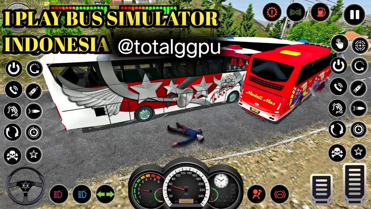 Bus simulator indonesia play first time 😱