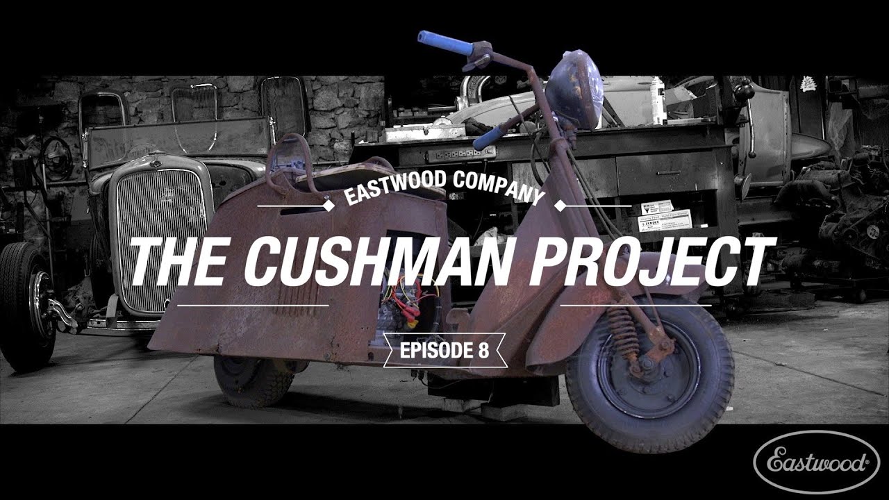 The Cushman Scooter Project - How to Restore & Polish A Brass Headlight - Episode 8