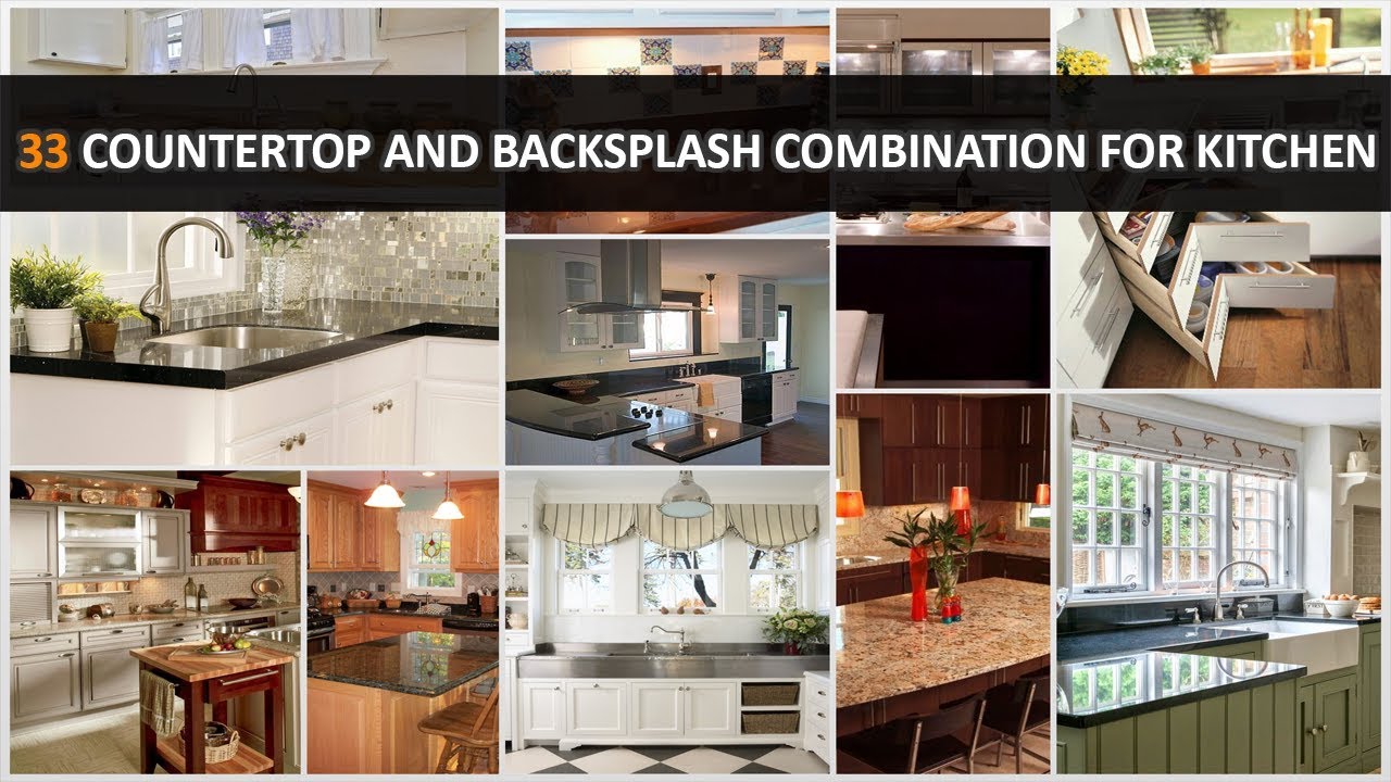33 Examples of Countertop and Backsplash Combination for Kitchen Design - DecoNatic