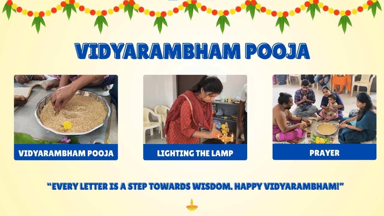 PEM SCHOOL POOMALUR | VIDHYARAMBAM POOJA | PALLADAM | TIRUPPUR