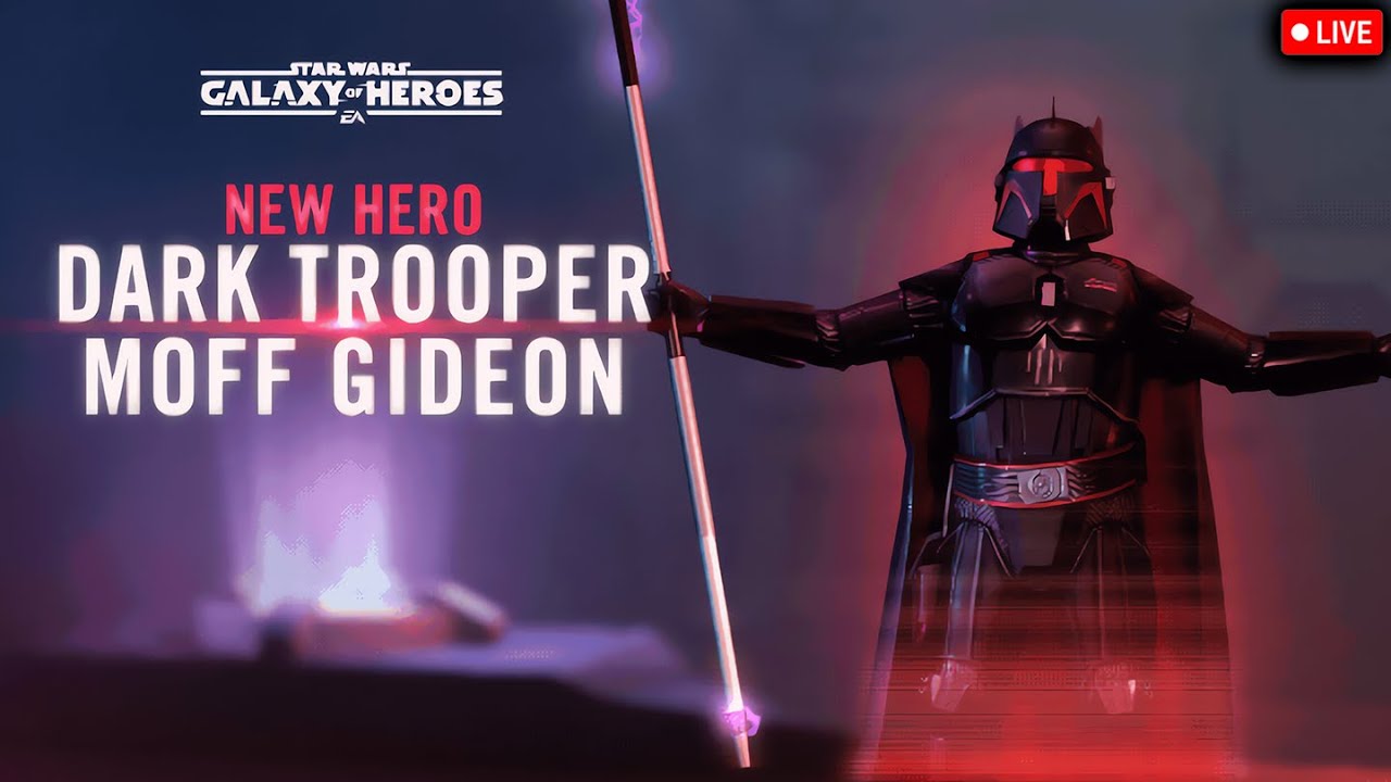 Dark Trooper Moff Gideon 7 Star Unlock Testing LIVE - 3v3 Grand Arena Championship Round