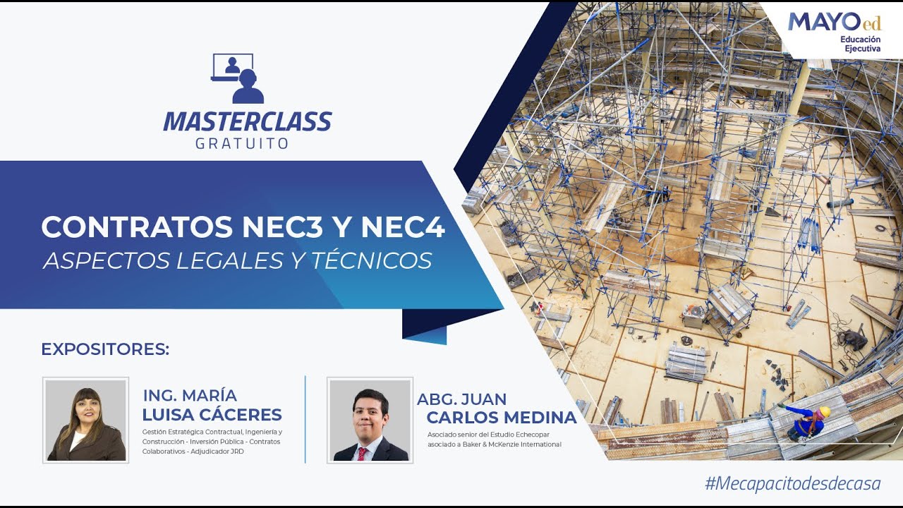 CONTRATOS NEC3 y NEC4. Aspectos legales y técnicos