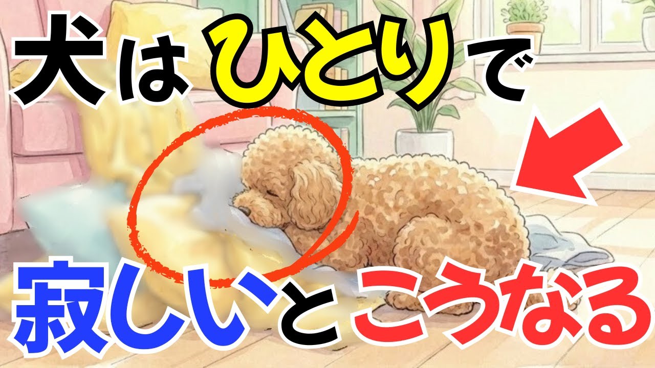 【見逃し厳禁!】犬が寂しすぎて限界を迎えている危険なサイン13選｜犬の気持ち