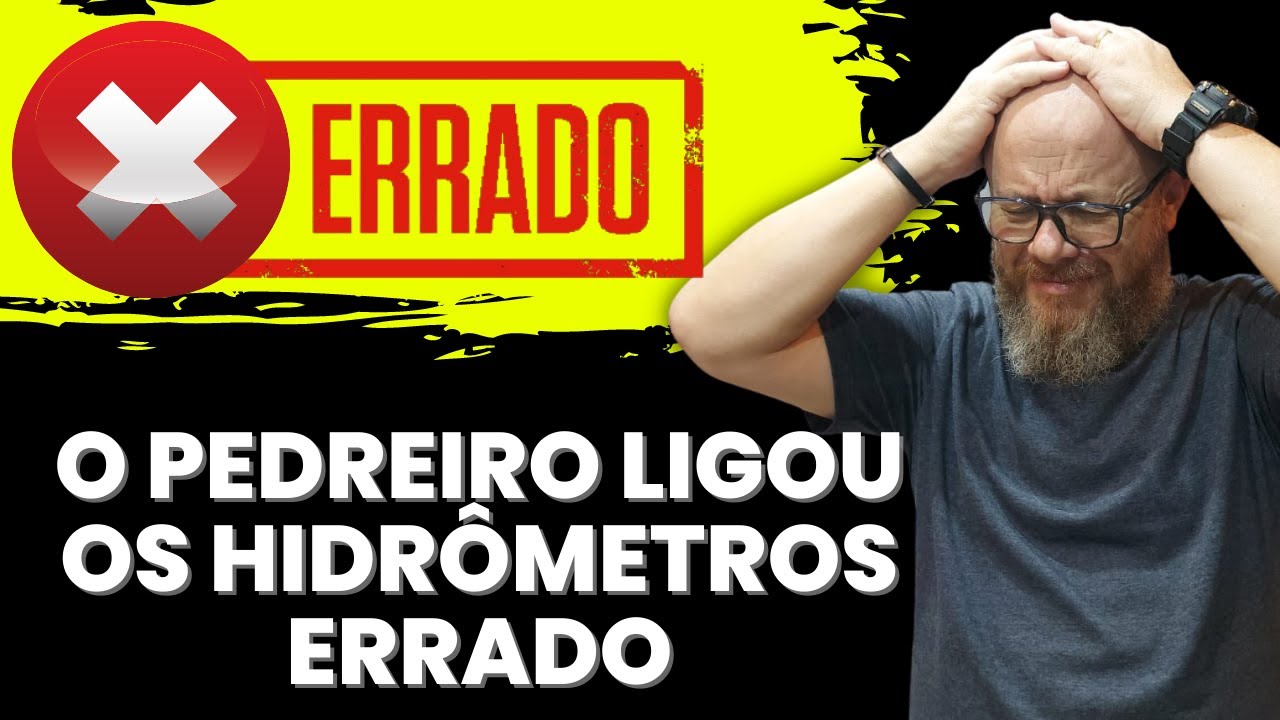 O Pedreiro Ligou ERRADO os Hidrômetros das Kitnets