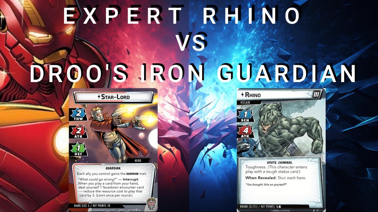 Expert Rhino Vs Star-Lord and his Iron Guardian