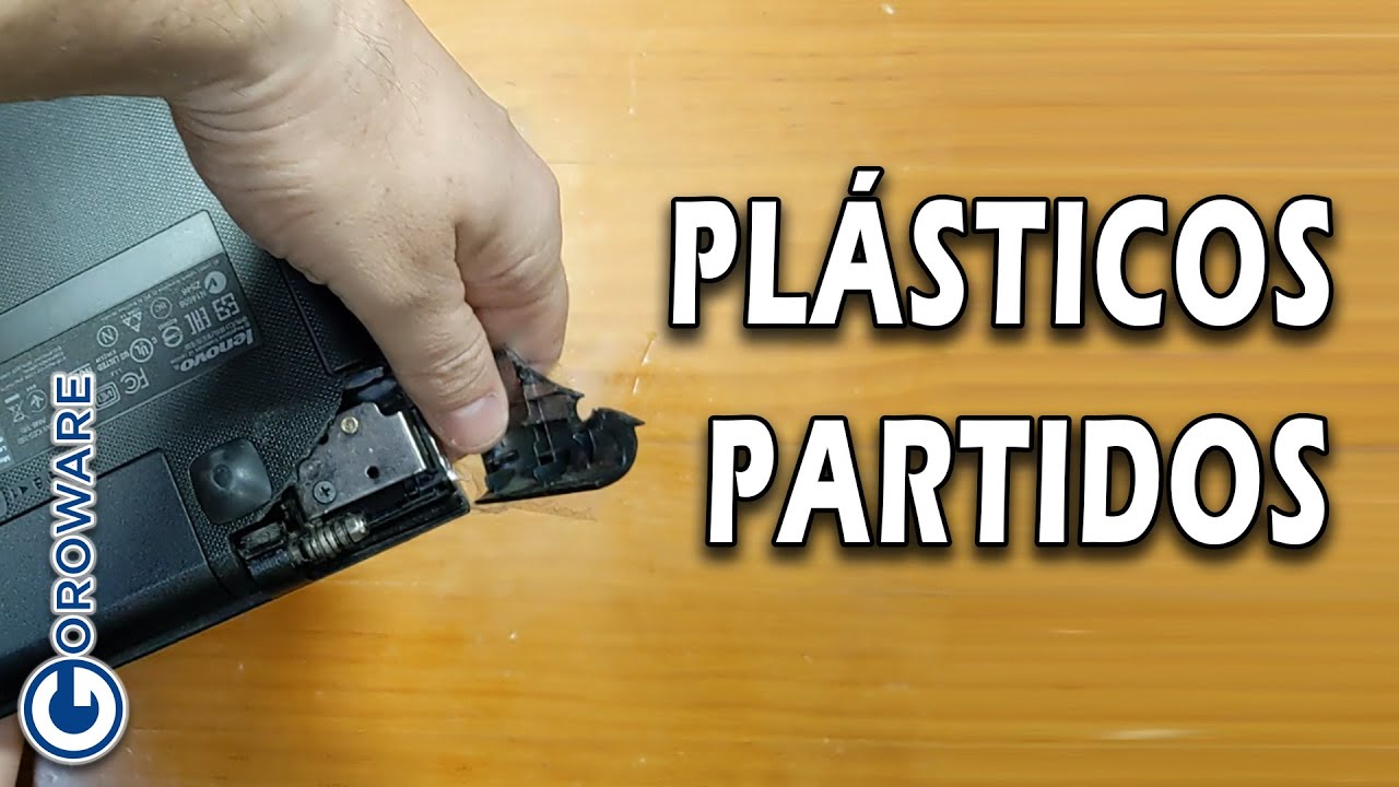 Cómo reparar el chasis partido de un laptop. Con este método jamás volverá a partirse el plástico