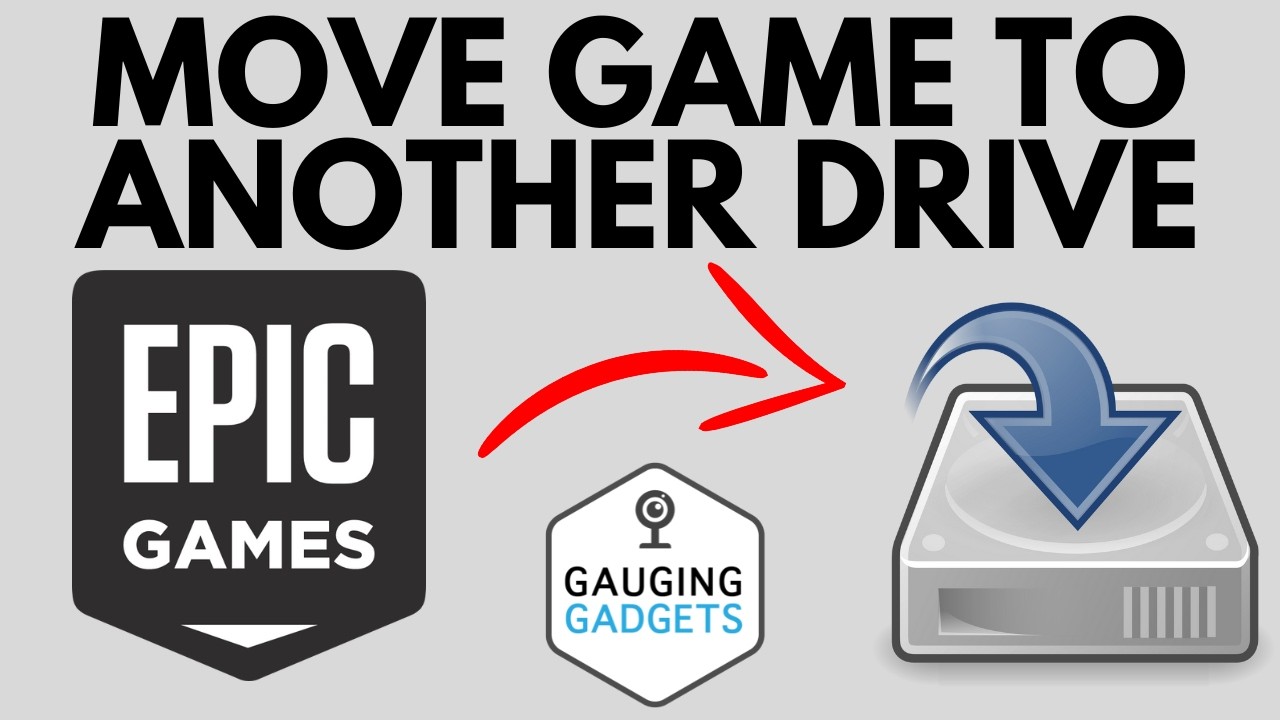 How to Move Epic  Games to Another Drive - PC & Laptop