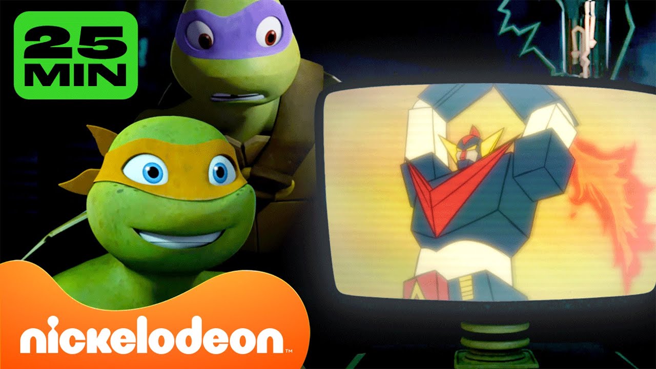 TMNT: Wojownicze Żółwie Ninja | 25 MINUT Żółwi Ninja przed kreskówkami w telewizji! 📺 | Nickelodeon