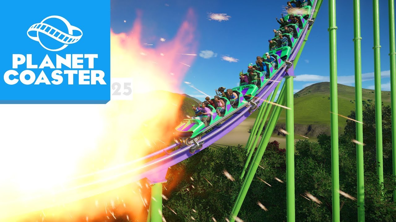 ACIDENTE DE MONTANHA-RUSSA? | Planet Coaster #25