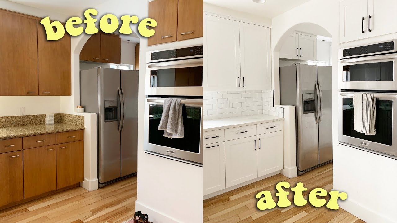 MY KITCHEN REMODEL!!! crazy before & after!!!