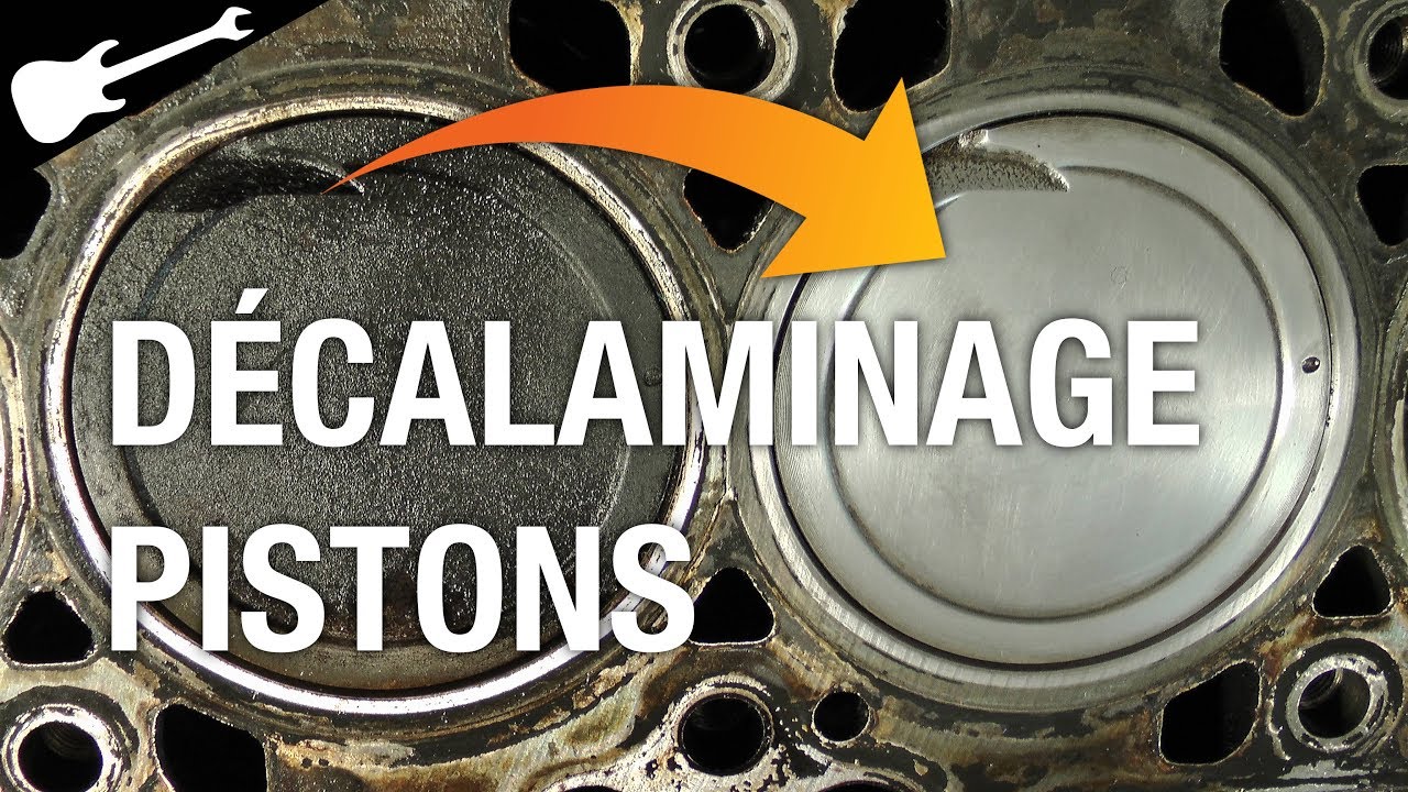 ✅ Décalaminage des Pistons et plan de Joint de Culasse avec WD40