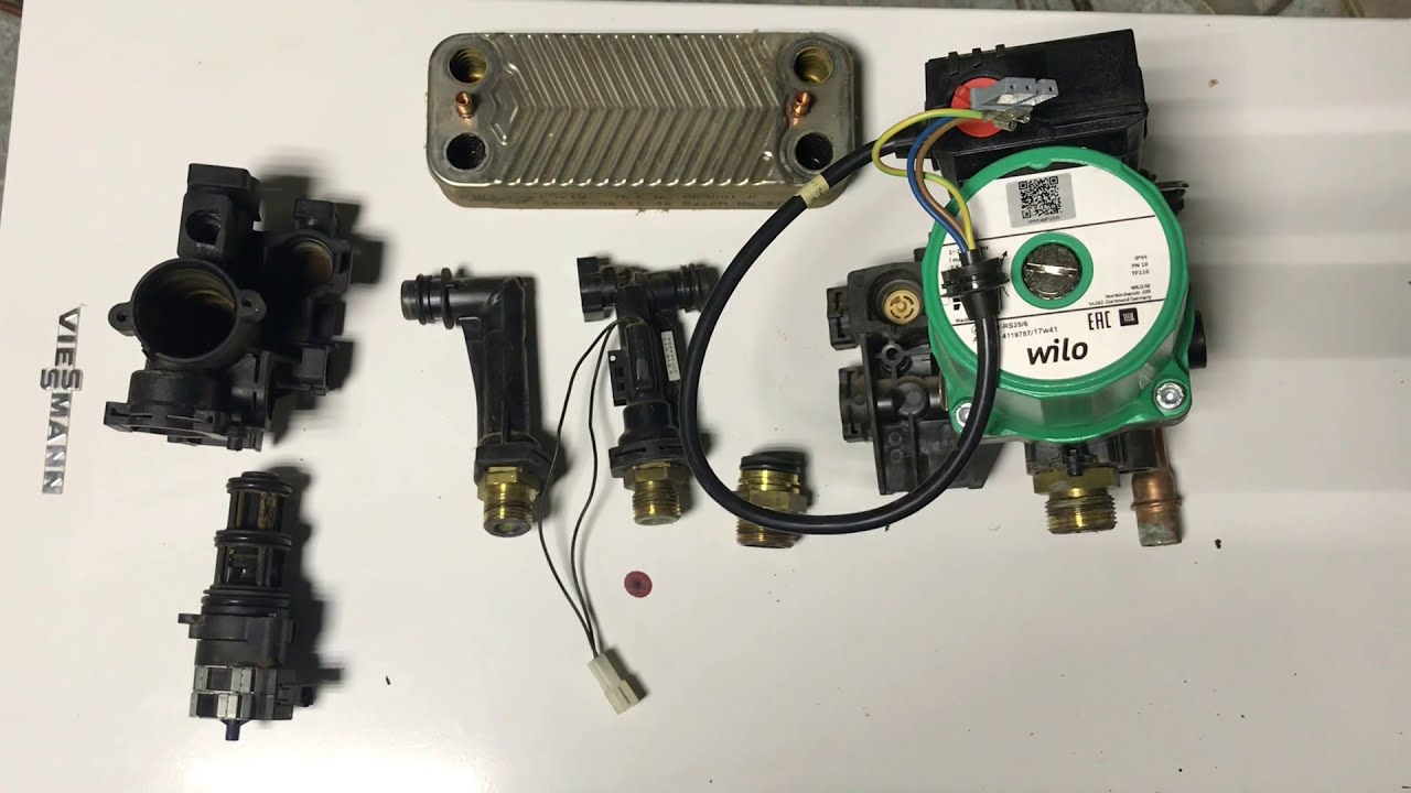 Разбираем Vitopend 100 WH1B. Артикулы деталей. Часть 3.