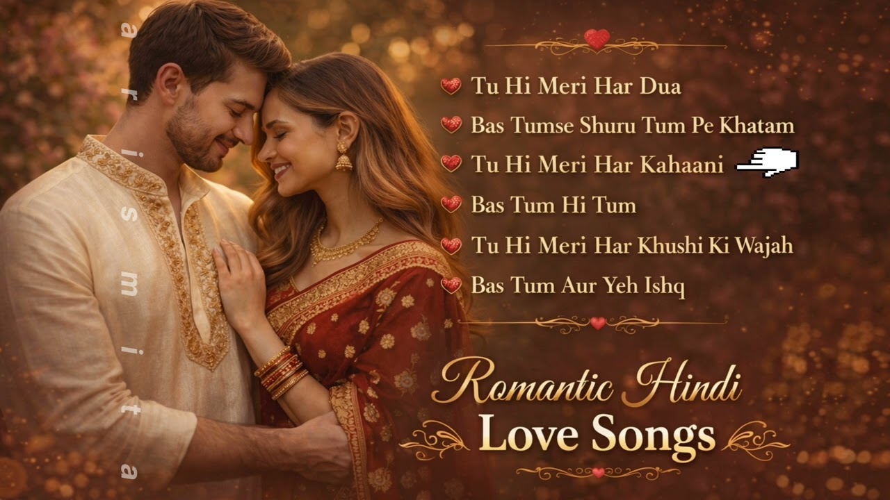 Romantic Hindi Love Songs 💖 Tu Hi Meri Har Dua | Pure Love & Wedding Vibes | AI Video